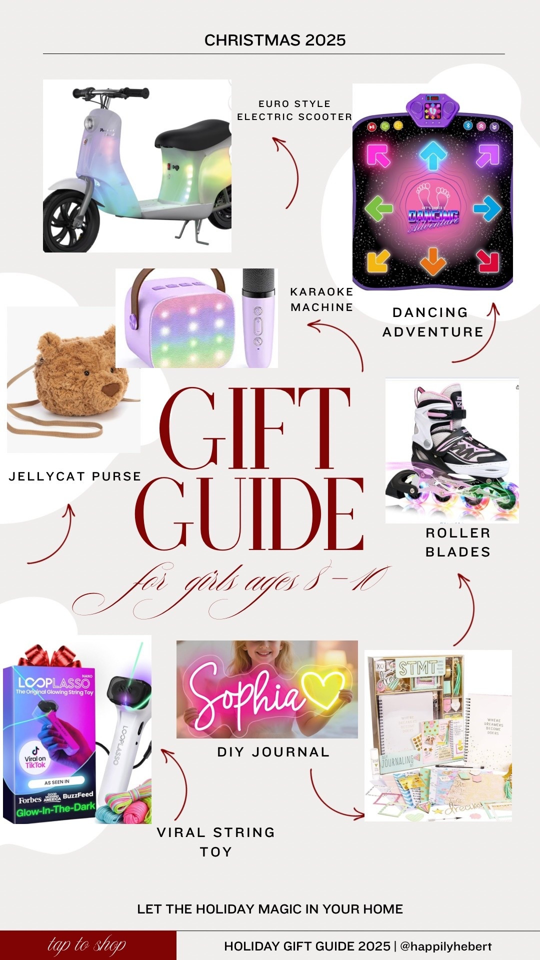 Christmas/Holiday gift guide for girls ages 8-10
So many fun ideas for the mid age girlie 

#LTKKids #LTKFindsUnder50 #LTKGiftGuide