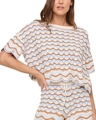 L*Space L*Sunchaser Scalloped Cover Up Crop Top | Bloomingdale's Women | Bloomingdale's (AU)