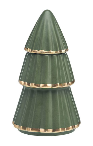 CANVAS Canadian Christmas Collection Green Winterberry Spruce Tree with Gold Trim Scented Candle,... | Canadian Tire