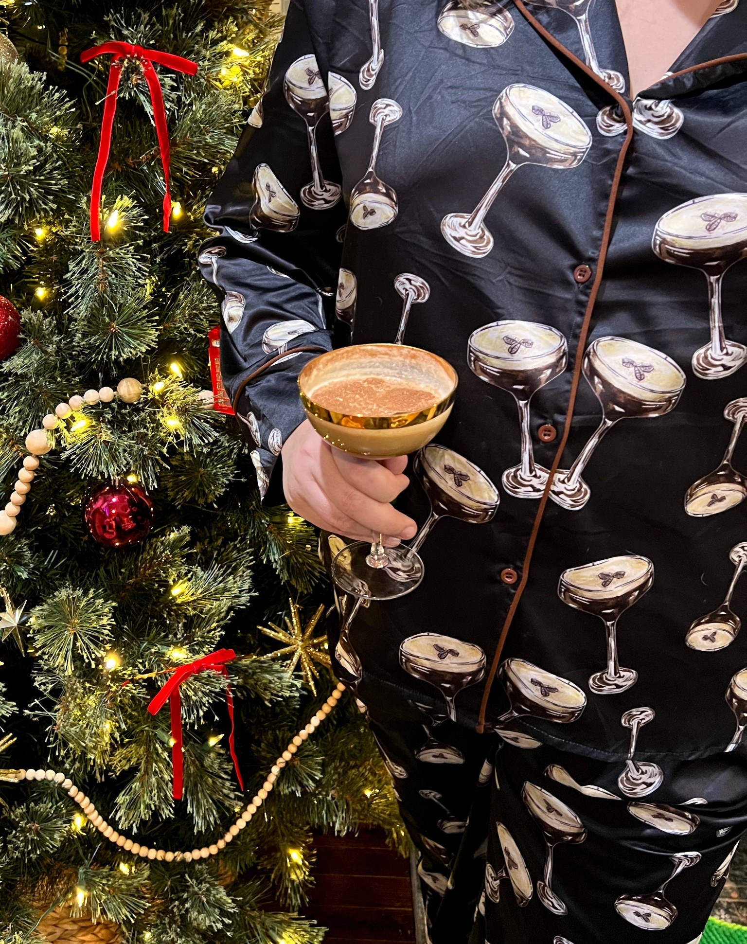 Espresso martini pajamas! Wore them for New Year’s Eve but so comfy. Amazon finds, loungewear 

#LTKFindsUnder50