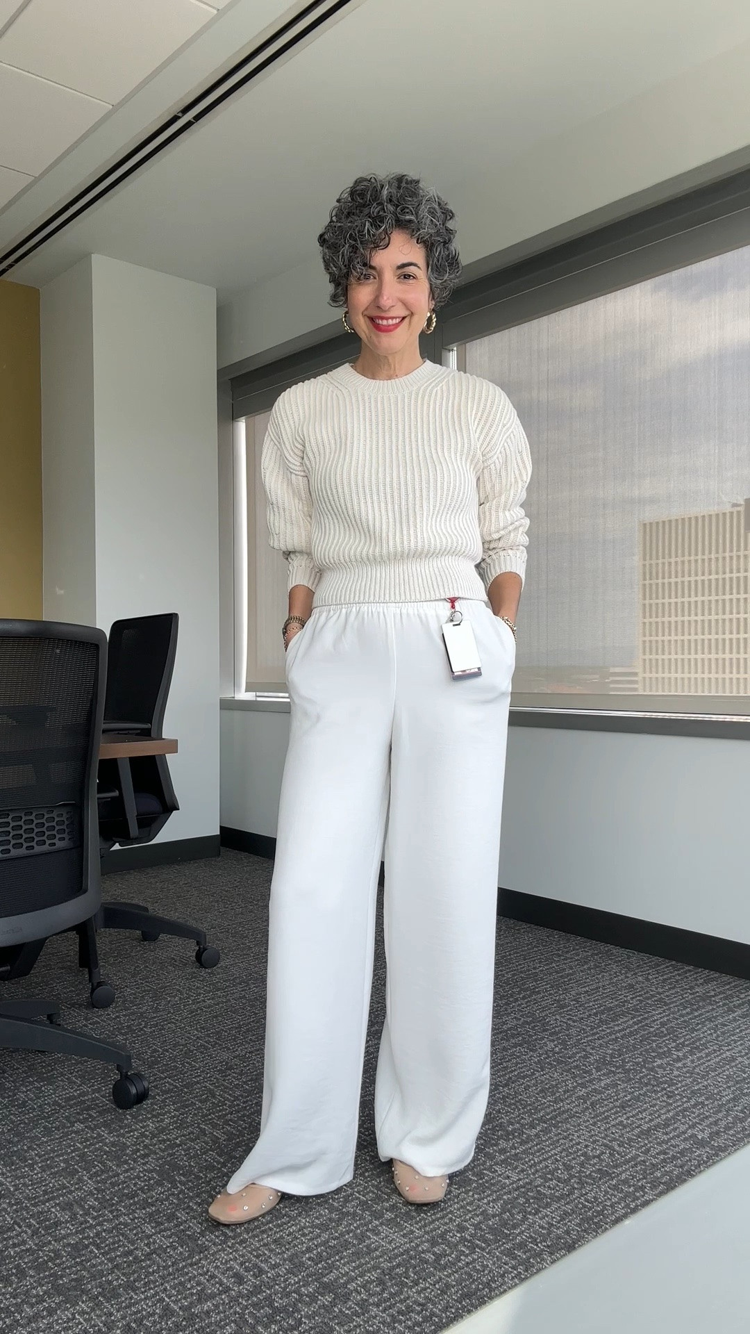 Tuesday OOTD - wearing a small in sweater (runs TTS). Pants are from TJ Maxx but I linked a similar style!

#LTKgrwm #LTKootd