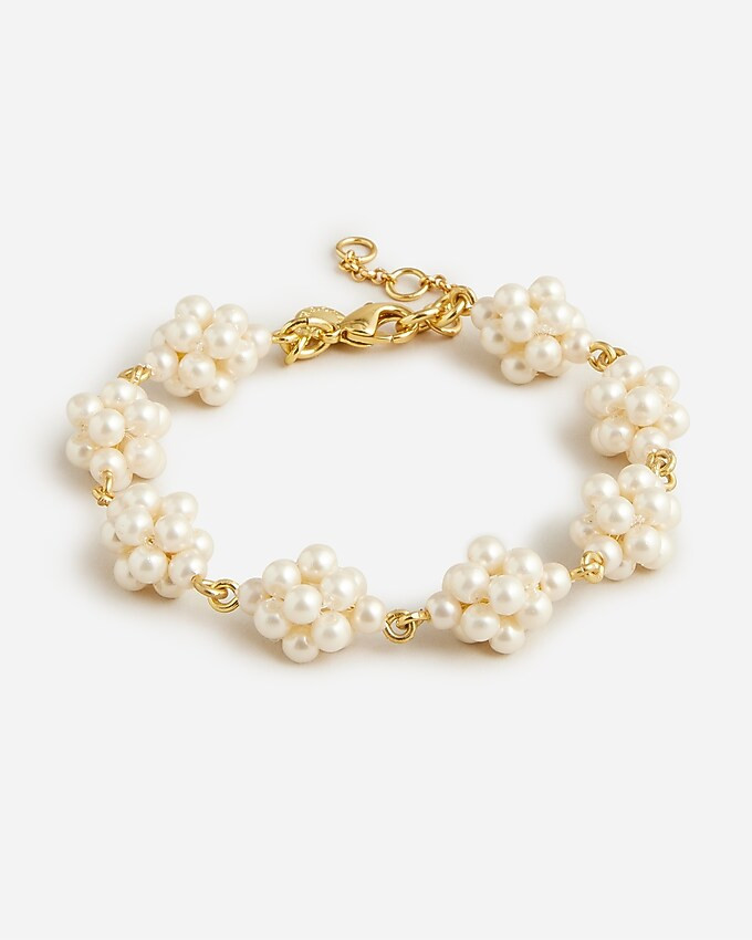 Cluster pearl bracelet | J. Crew US