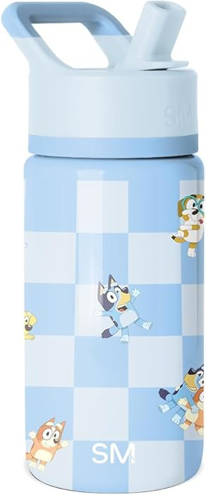 Simple Modern Kids Summit Water Bottle with Straw Lid | Bluey 14oz Stainless Steel Cup Insulated ... | Amazon (US)