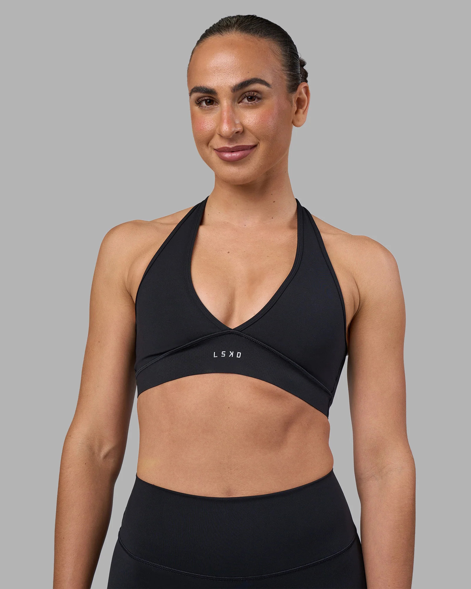 Stamina Sports Bra - Black | LSKD