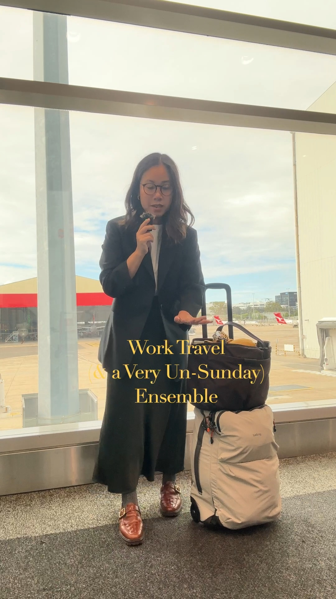 My (very un-Sunday) work travel outfit - heading down to Melbourne town for the next couple of weeks and I shall be spamming you with the work outfits! I’ve linked my exact tee (size S), skirt (size S), loafers and bag. My blazer is an old style but I’ve linked a similar one - you’re welcome 

#LTKworkwear #LTKaustralia #LTKstyletip
