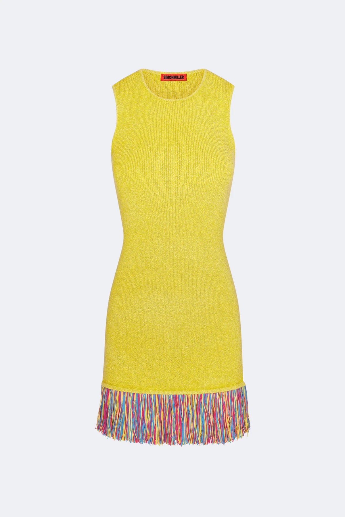 Etta Knit Dress In Chartreuse | Simon Miller