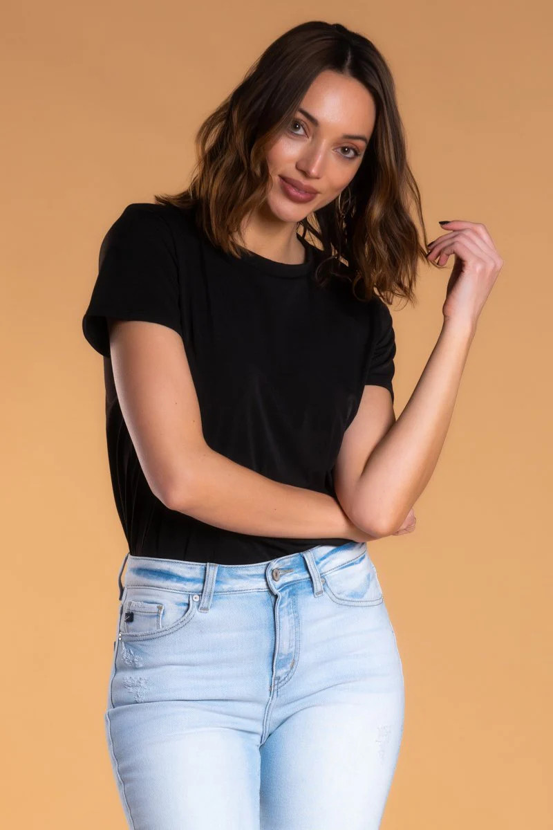 Modest Tops: Crew Neck Tee - SexyModest Boutique | Sexy Modest