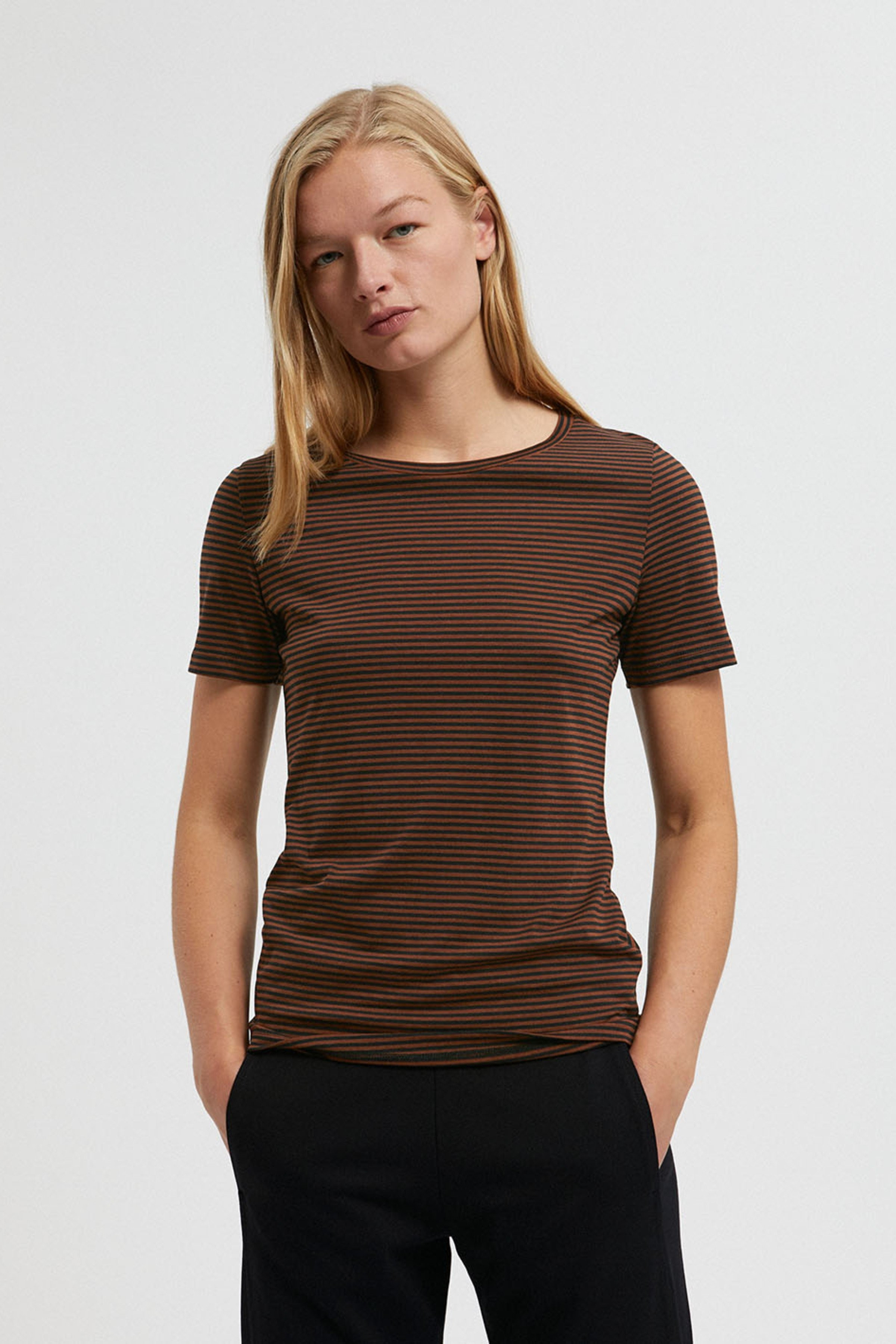 T-Shirt Lidiaa Ring Stripes | LOVECO 