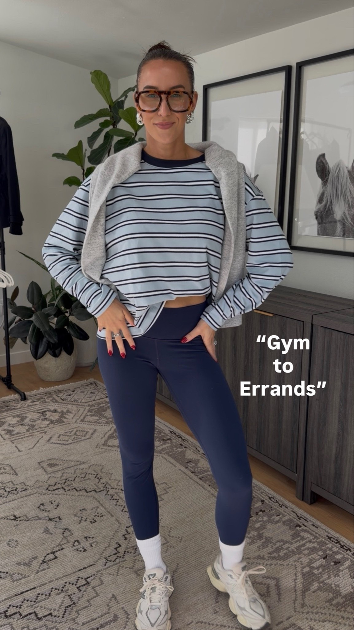“Gym to Errands”

Proof your post-workout outfit from @Aritzia can still feel put together. Stripes + navy leggings + an easy layer thrown over the shoulders = my gym-to-errands uniform.

Sizing: Striped long sleeve M | Leggings 6

#AthleisureStyle #GymToErrands #CasualOutfitIdeas #FallAthleisure #EverydayStyle #aritziapartner #sponsored

#LTKootd #LTKSeasonal #LTKfitnessgoals