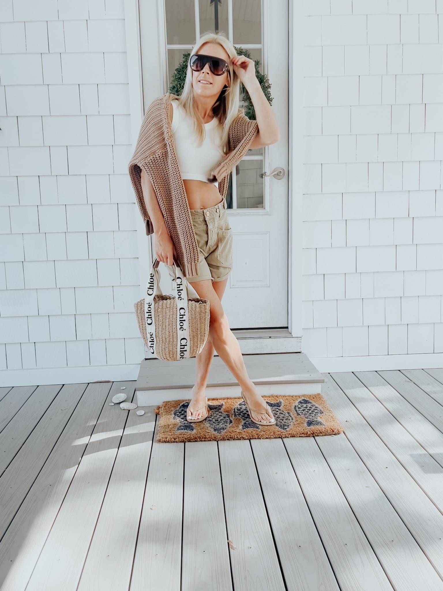 I love a good pair of comfy shorts. These free People shorts feel like sweatpants! 
Also this Marea sweater is the absolute softest!
24 shorts
Xs sweater