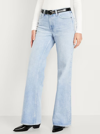 Mid-Rise Loose Boot-Cut Jeans | Old Navy (US)