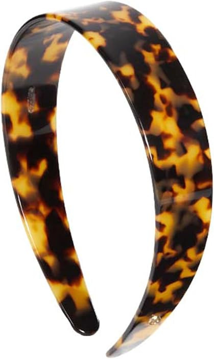 EVITA PERONI Wide Headbands with Teeth - Acetate Resin Tortoise | Amazon (US)