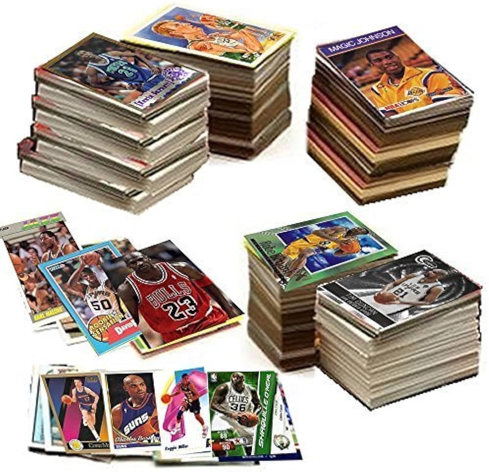 600 Basketball Cards Including Rookies, Many Stars, & Hall-of-famers. Ships in New White Box Perf... | Amazon (US)