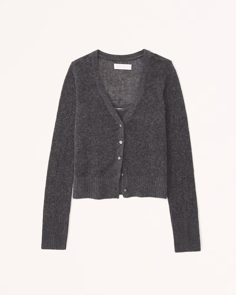 Merino Wool-Blend Tank and Cardigan Set | Abercrombie & Fitch (UK)