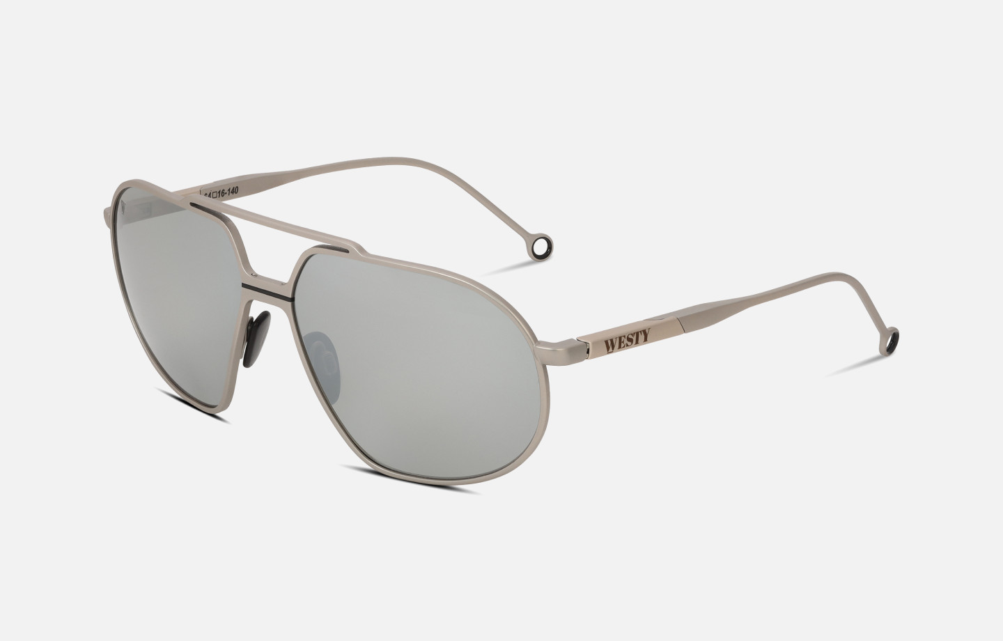 LUNAR SATIN TITANIUM | Westy Sunglasses