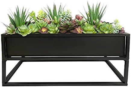 Cocoyard Modern Elevated Metal Planter Box. Rectangular Planter Great Gift for Plant Lover, Birth... | Amazon (US)