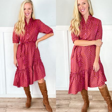 New asymmetrical fall dress at Walmart! Runs tts, I’m wearing a small

#LTKunder50 #LTKSeasonal #LTKstyletip
