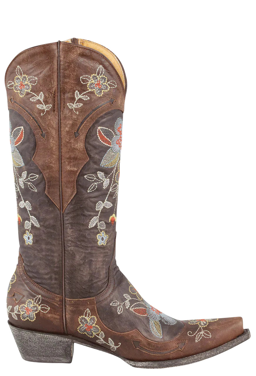 Old Gringo Distressed Floral Bonnie Cowgirl Boots | Pinto Ranch | Pinto Ranch