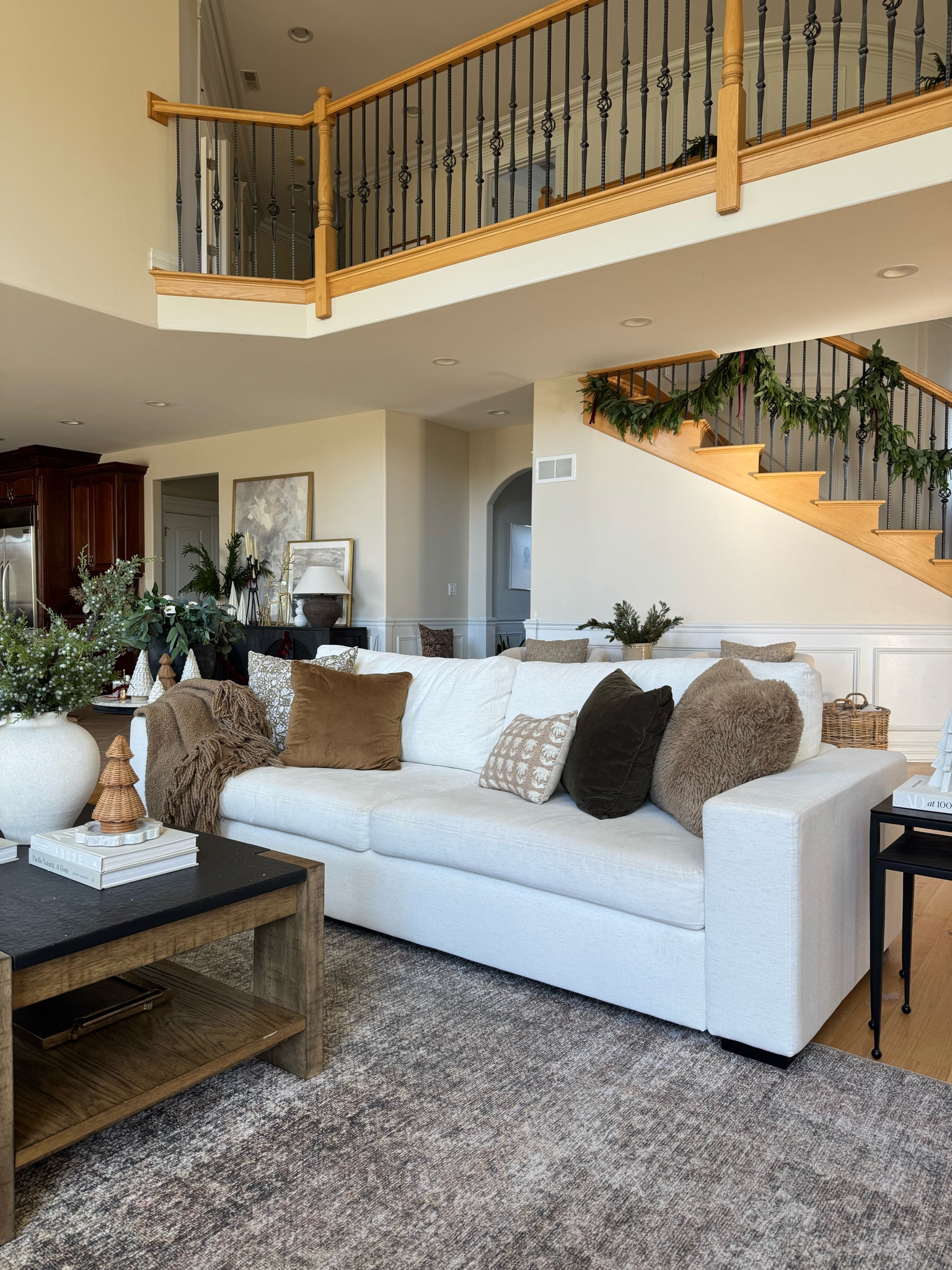 So in love with our new sofas! We have two in our Great room, and picking performance fabric was the best decision! 

#livingroom #sofa #christmashome #holidayhome #holidaydecor #arearug 

#LTKSaleAlert #LTKHome #LTKHoliday