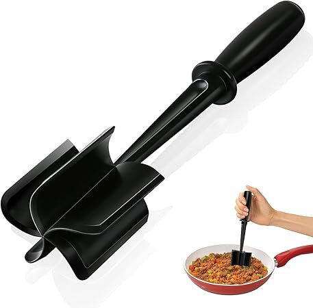 Meat Chopper, Hamburger Chopper Utensil, Professional Heat Resistant Nylon, Masher & Smasher Meat... | Amazon (US)