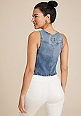 Fitted Denim Vest | Maurices