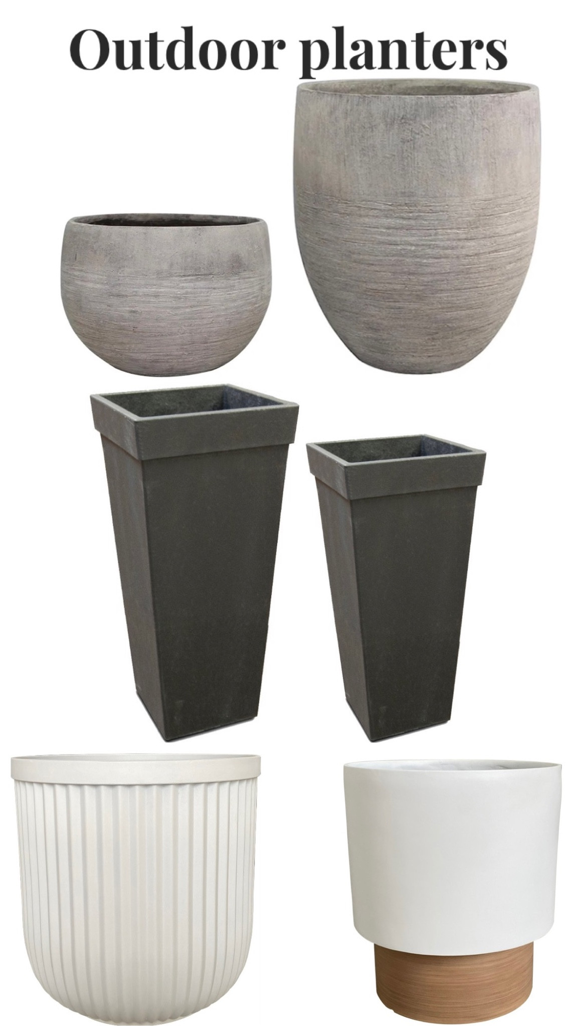 Outdoor planters 

#LTKhome #LTKSeasonal #LTKFind