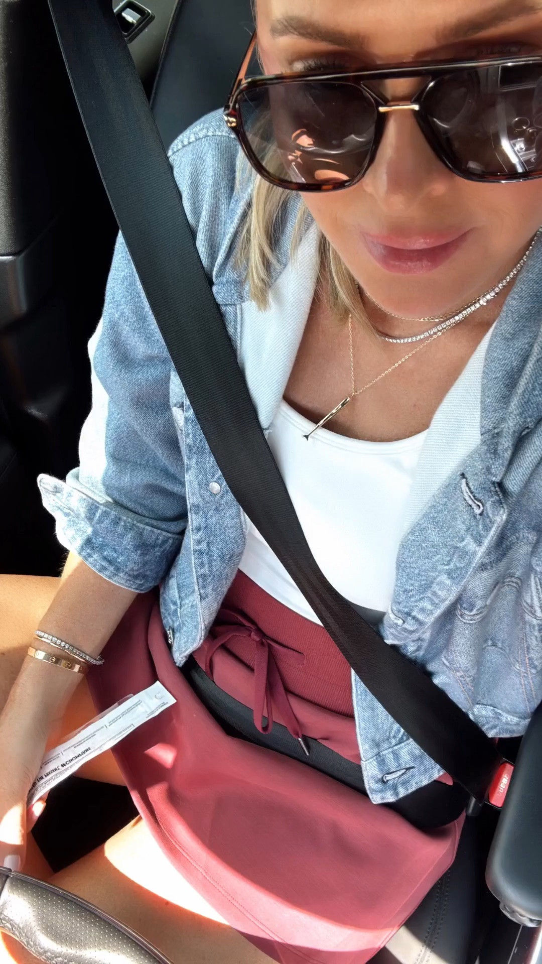 Casual OOTD! My full look is on sale. Transitional & some go to athleisure items I love from Amazon!✨

Jacket: small 
Skirt: small, tank medium. 

Workout style. Denim. Skirt. Athleisure wear. Casual outfit. Travel fit.

#LTKootd #LTKActive #LTKSaleAlert