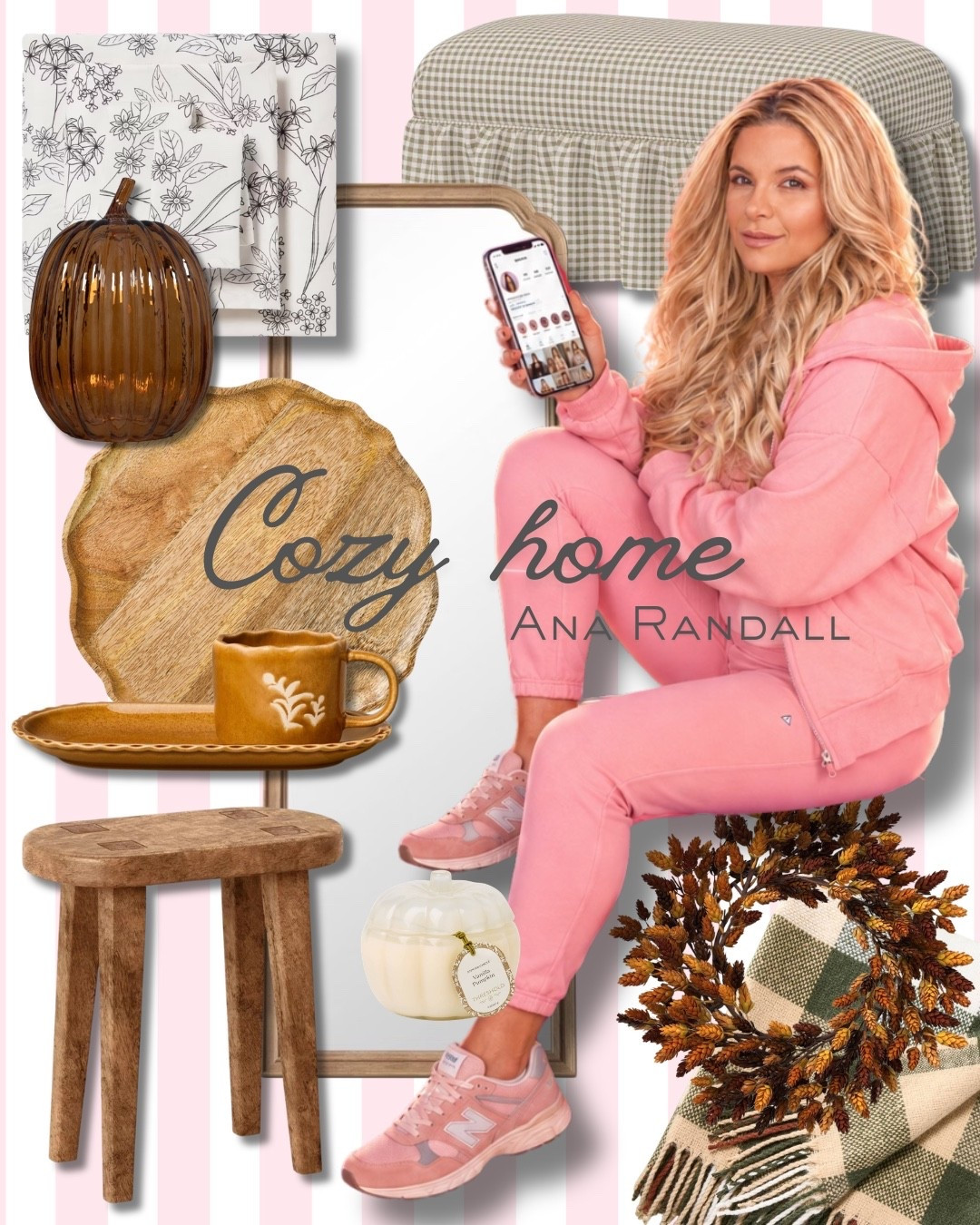 Bringing all the cozy autumnal vibes straight into the living room! 🍂 warm wooden accents, glass pumpkins, neutral gingham textures, and that perfect ceramic mug for hot cider—there’s nothing better than refreshing your space for the season.

Tap to shop all these cozy home favorites!

Xoxo
Ana Randall 💗

#LTKhome #LTKsale