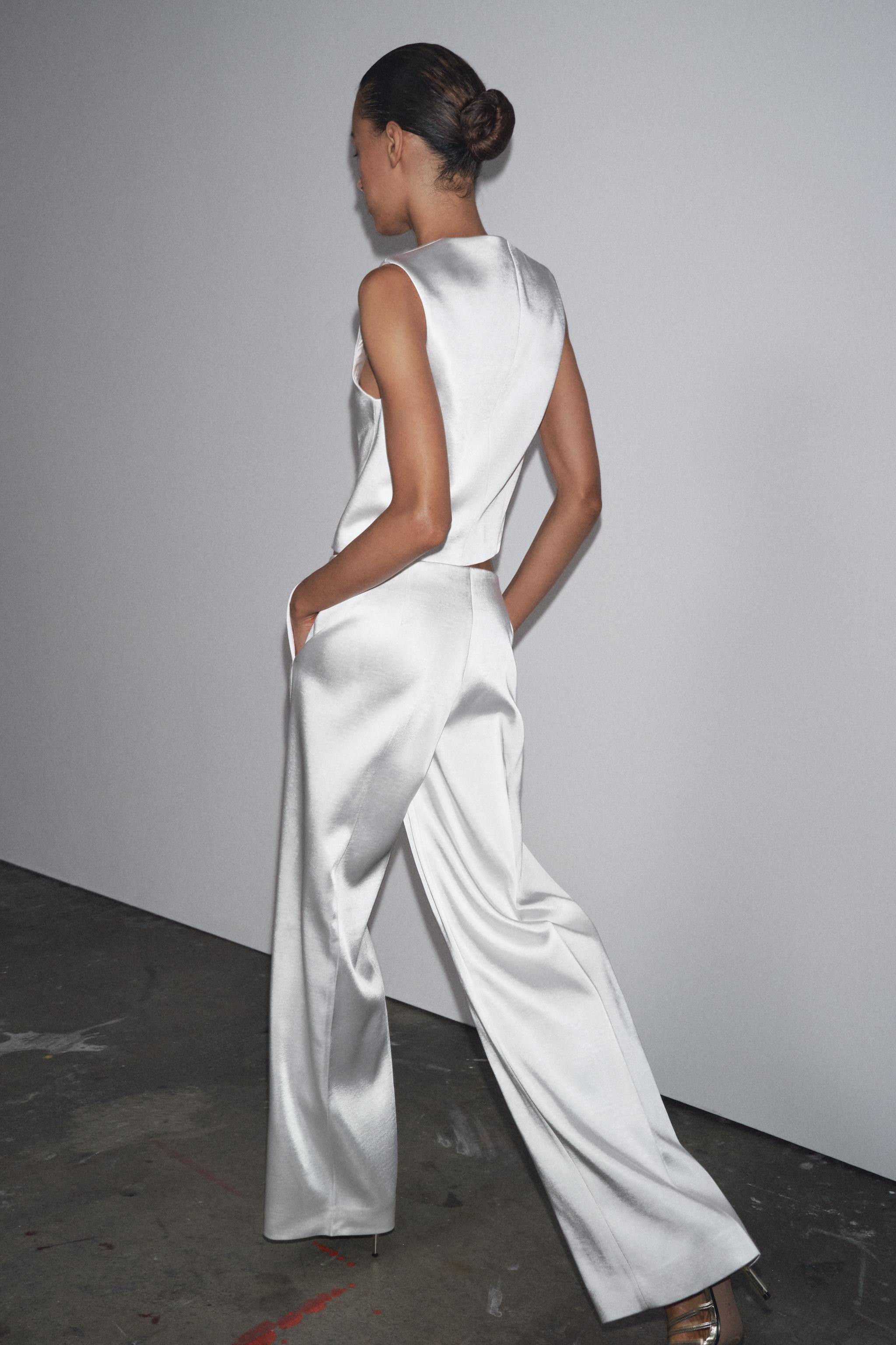 ZW COLLECTION SATIN WAISTCOAT | Zara UK