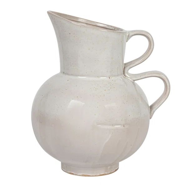 Johnston 88oz. Stoneware Pitcher | Wayfair North America