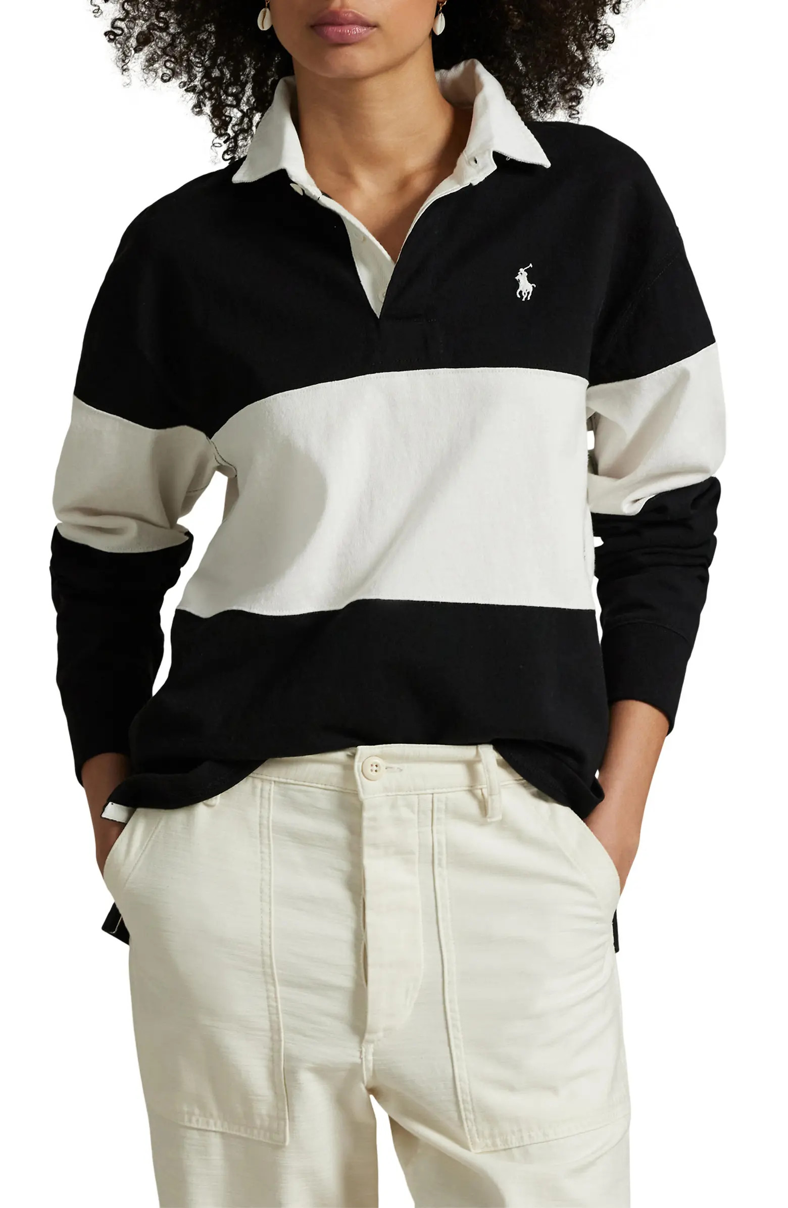 Polo Ralph Lauren Colorblock Cotton Rugby Shirt | Nordstrom | Nordstrom