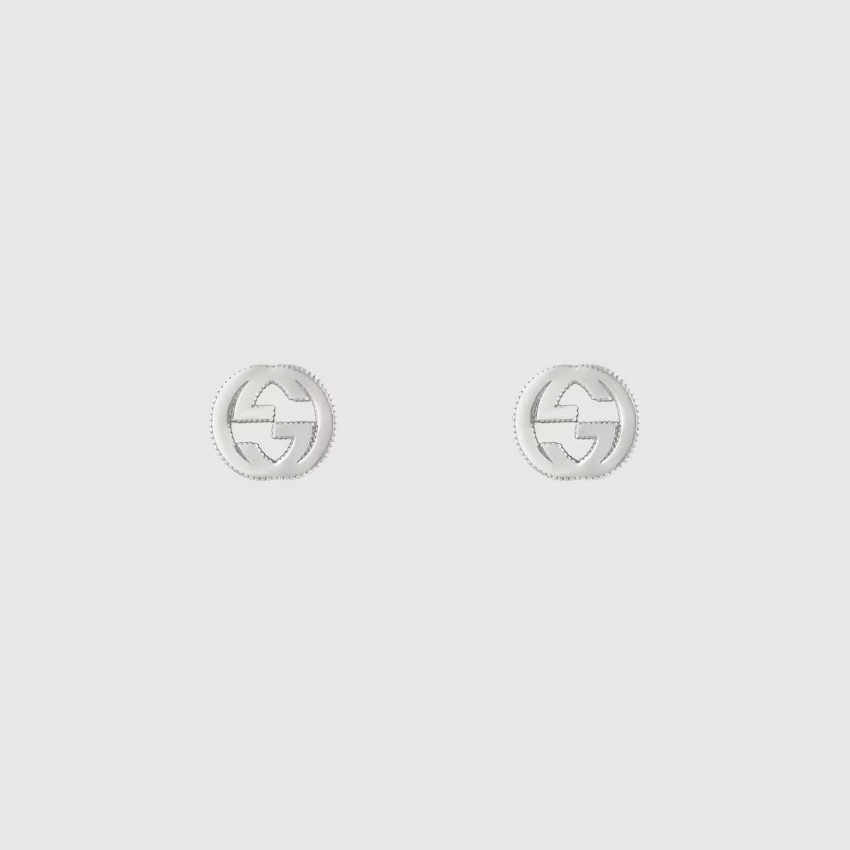 Interlocking G earrings in  silver | Gucci (US)