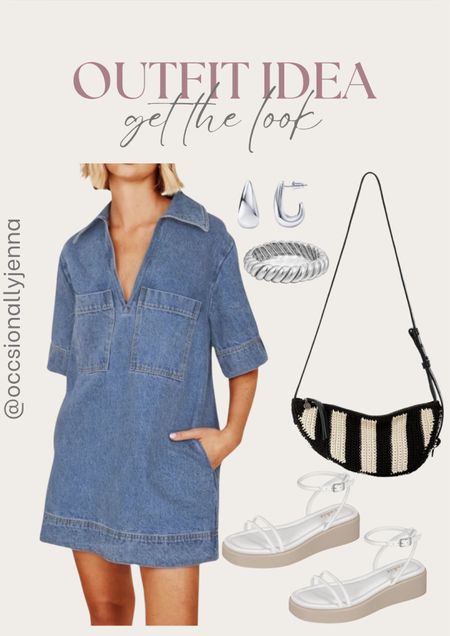 Outfit idea from Amazon! Shop the look 

Purse, bag, bracelet, earrings, dress, sandals, shoes, denim 

#LTKStyleTip #LTKItBag #LTKShoeCrush