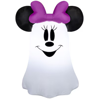 Disney 3.5-ft LED Stylized Minnie Mouse Ghost Inflatable | Lowe's