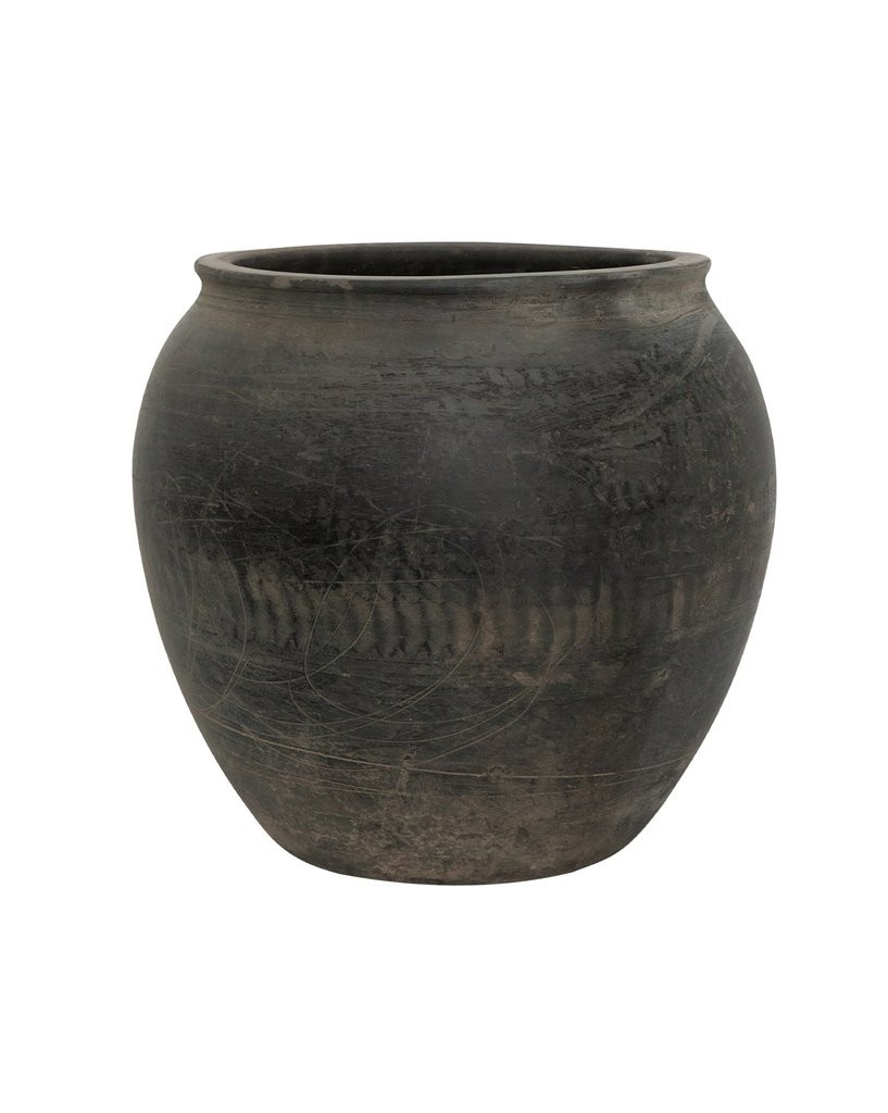Brushed Charcoal Vase | McGee & Co.