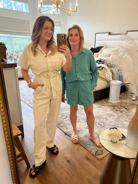 I’m wearing a size 2 jumpsuit and Sisi is wearing a small top, and small shorts 

#ChristianBlairVordy #TargetFashion #TargetFinds #LooksForLess

#LTKfindsunder50 #LTKSeasonal #LTKstyletip