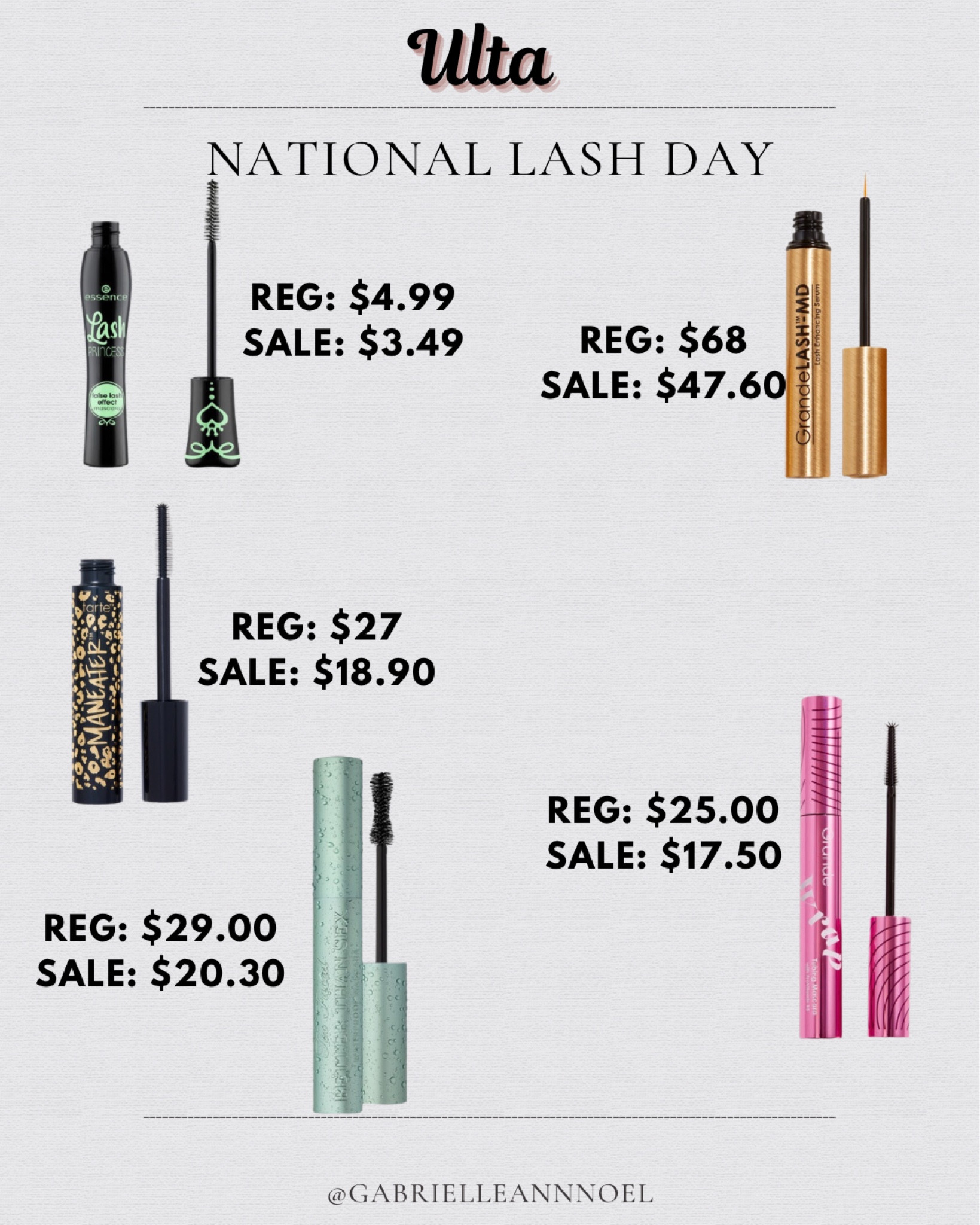 Celebrating National Lash Day! Top rated Mascara!! 🫶❤️ 


Lashes Falsies Mascara Volumizing Lengthening waterproof Fuller longer thicker lashes 

#LTKBeauty #LTKSaleAlert #LTKMostLoved