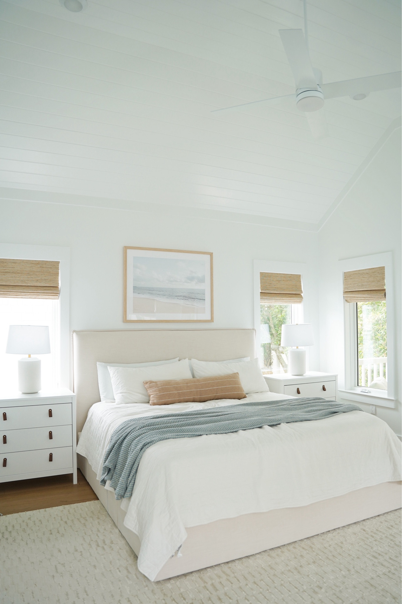 Beachy bedroom! 