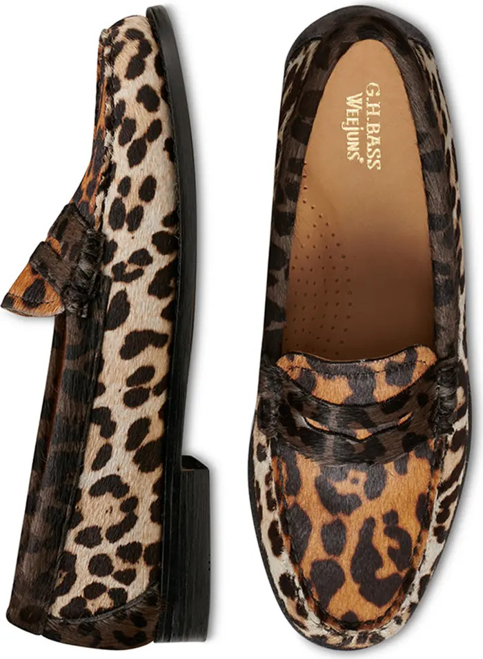 Whitney Genuine Calf Hair Penny Loafer (Women) | Nordstrom