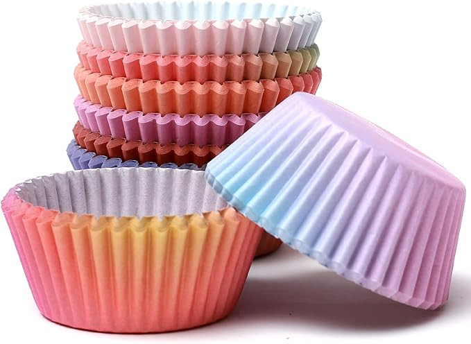 Cupcake Liners Cupcake Cups 300-Count Food Grade Gradient Design Cupcake Papers Baking Cups Cupca... | Amazon (US)