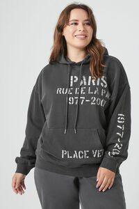 Plus Size Paris Graphic Hoodie | Forever 21 (US)