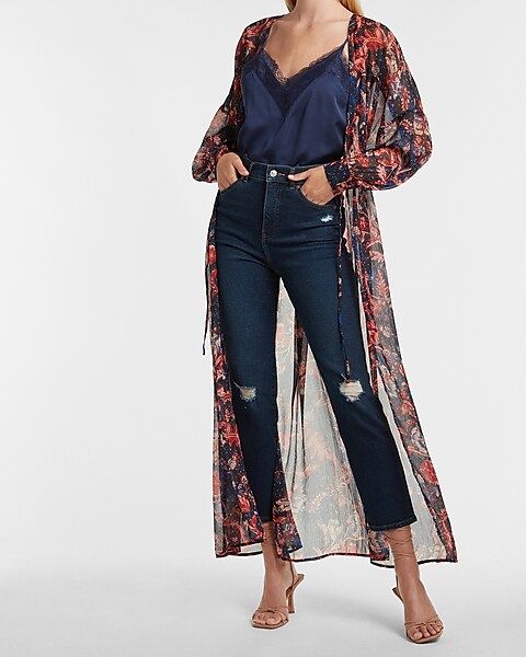 Floral Maxi Cover-Up | Express