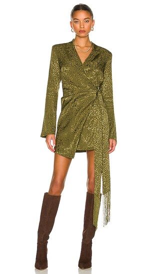 x REVOLVE Milani Mini Dress in Olive Green | Revolve Clothing (Global)