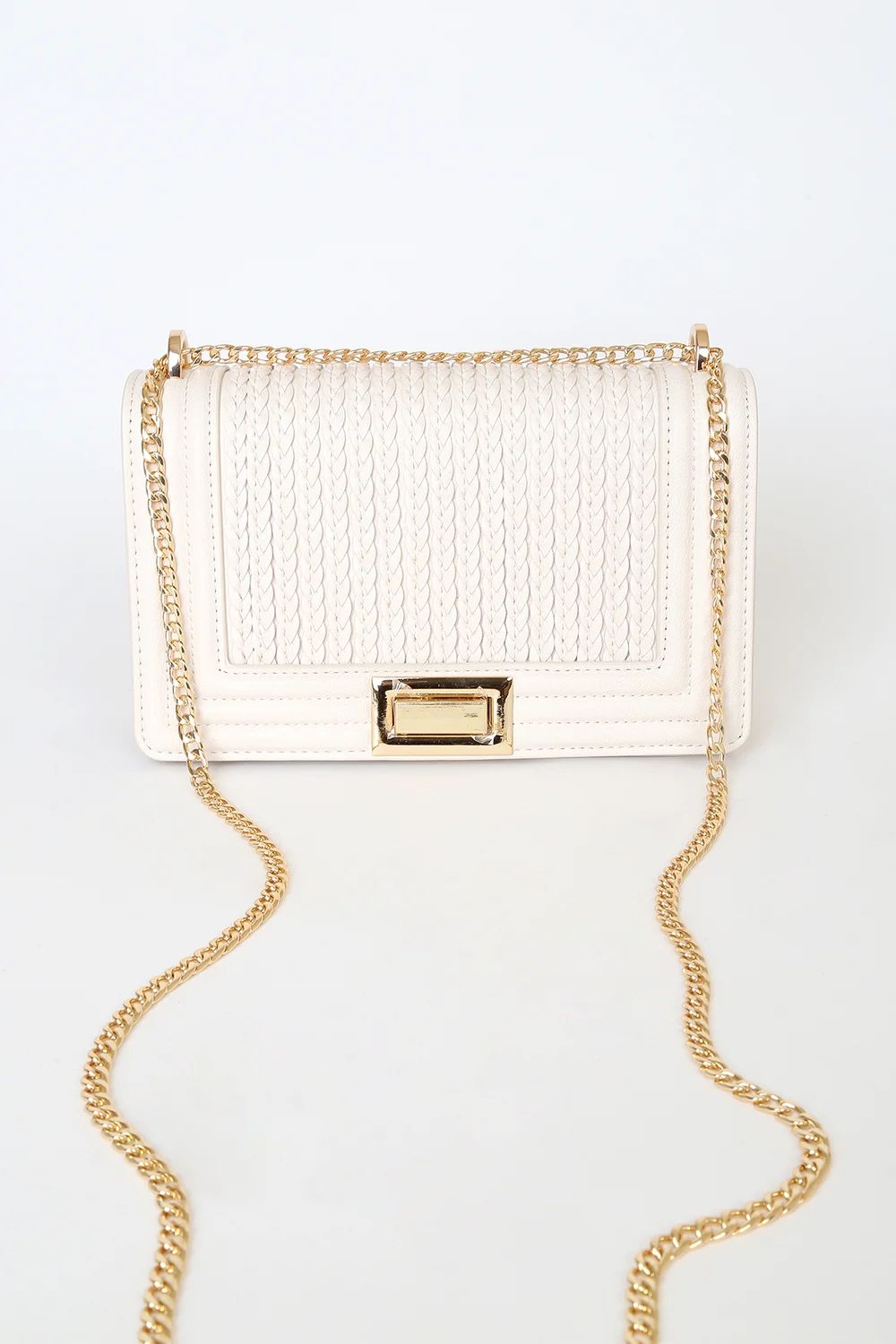 Let's Go Out Later White Braided Crossbody Bag | Lulus (US)