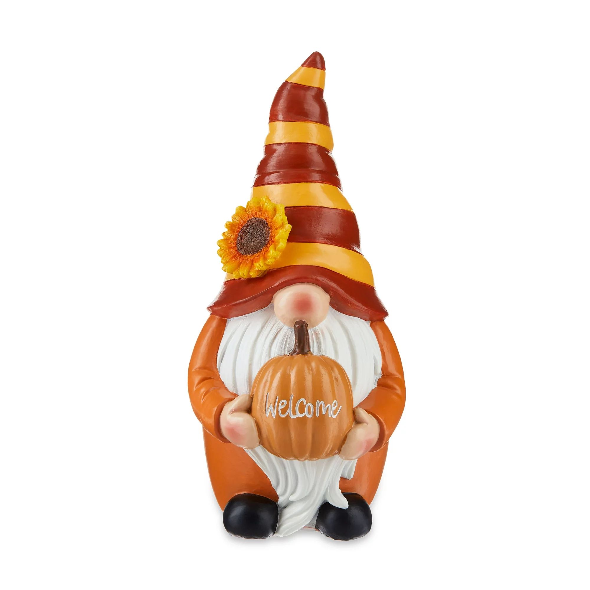 Fall, Harvest 8.5 inch Height Orange Resin Gnome Decoration, Way to Celebrate | Walmart (US)