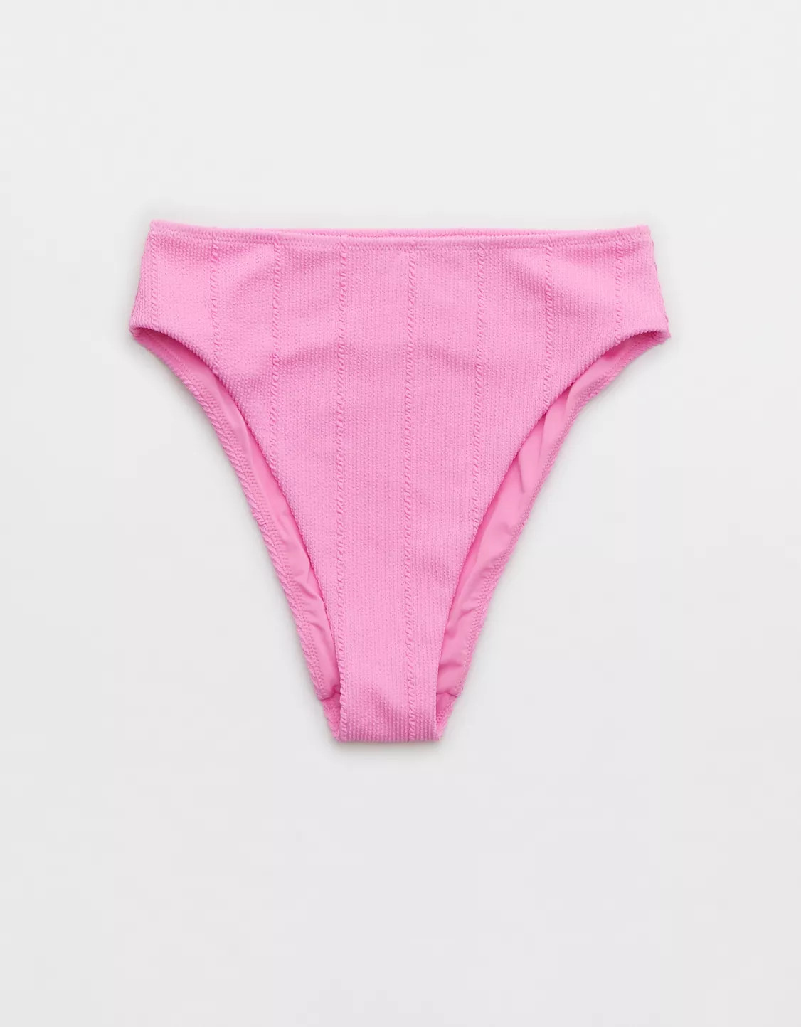 Aerie Crinkle High Cut Cheeky Bikini Bottom | American Eagle Outfitters (US & CA)