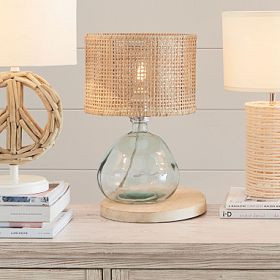 Woven Table Lamp (17") | Pottery Barn Teen