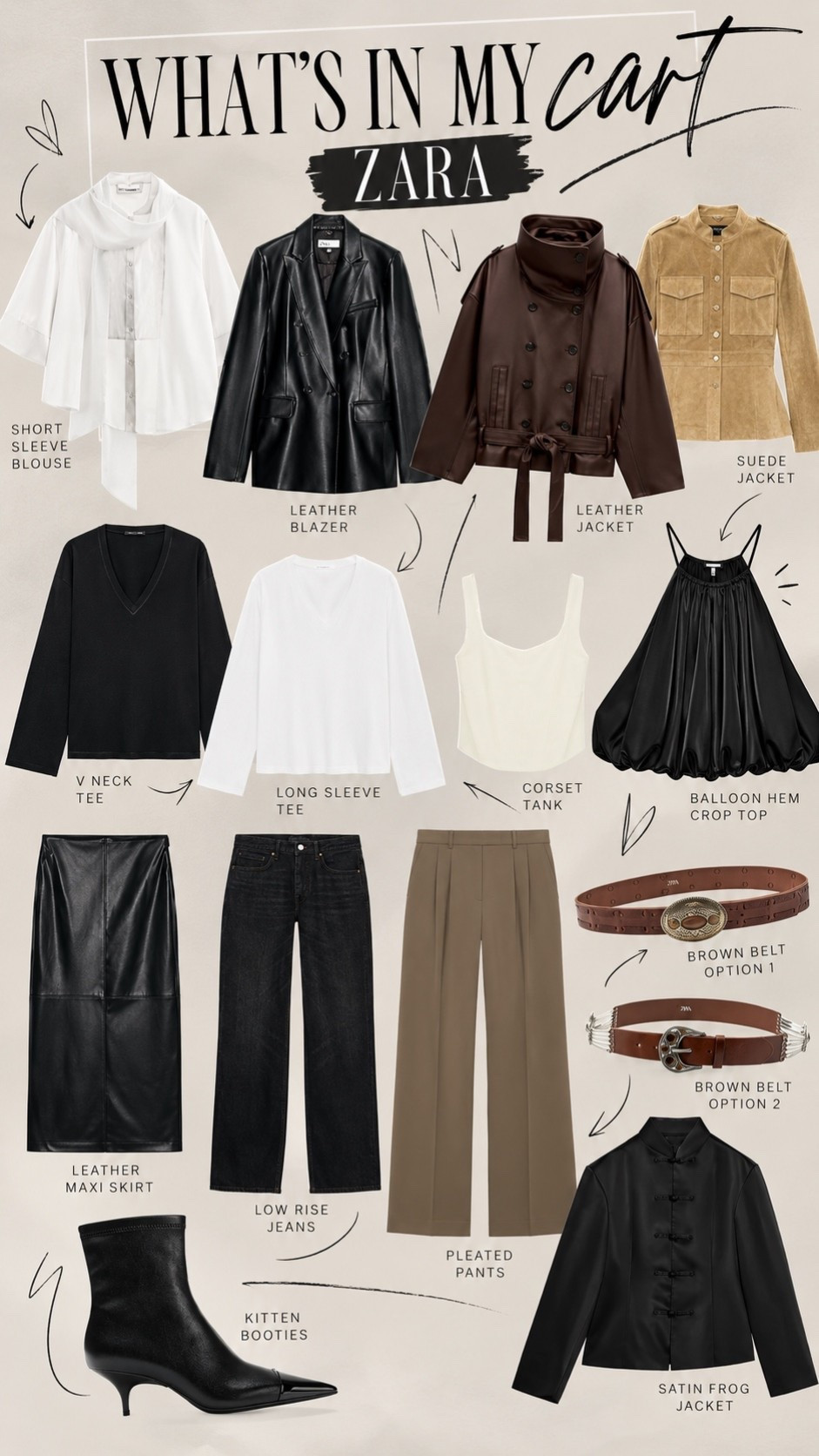 What’s in my Zara cart currently