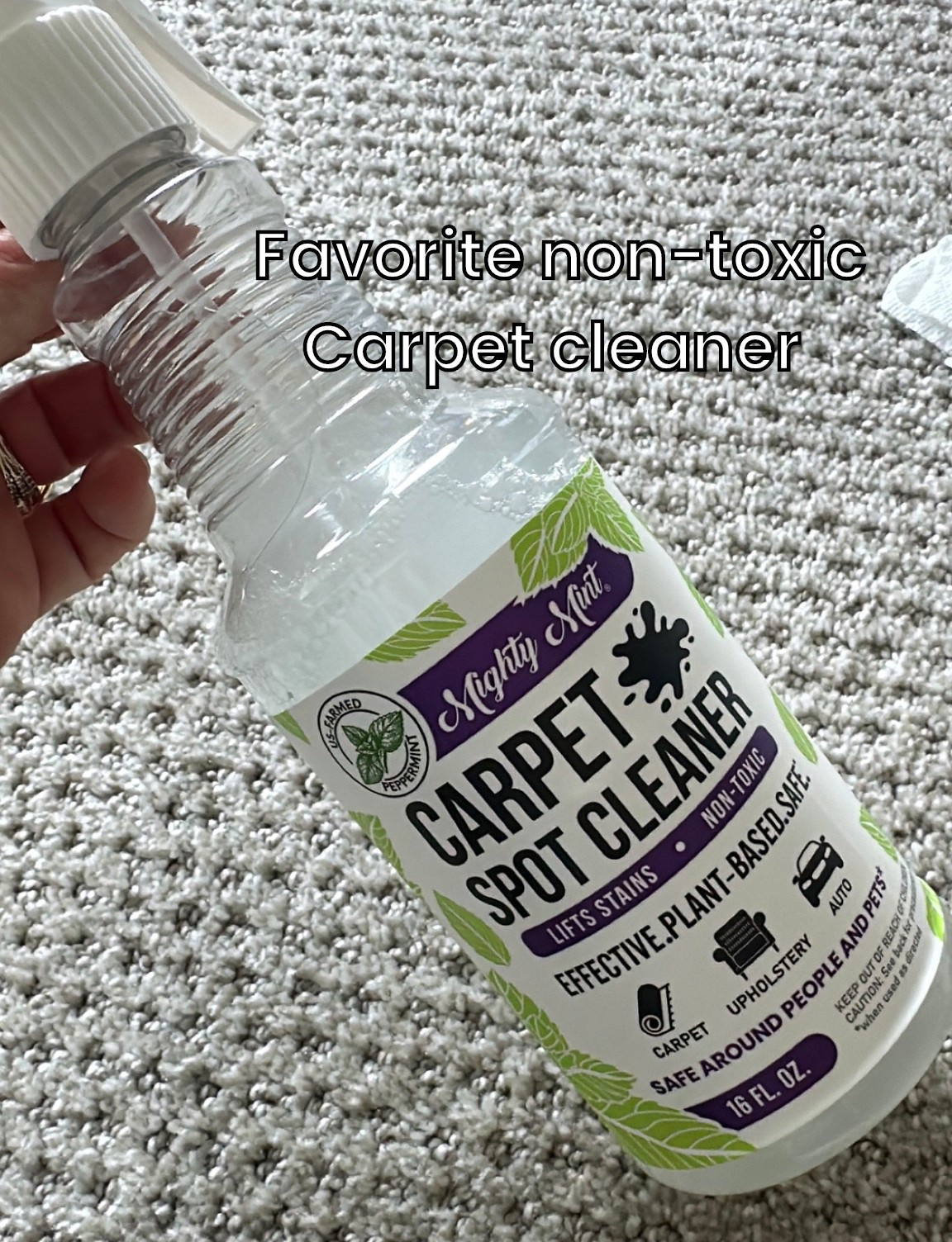 Non-toxic carpet cleaner! This stuff works so good and smells minty fresh!!! // non-toxic household items// non-toxic cleaner

#LTKFamily #LTKFindsUnder50 #LTKHome