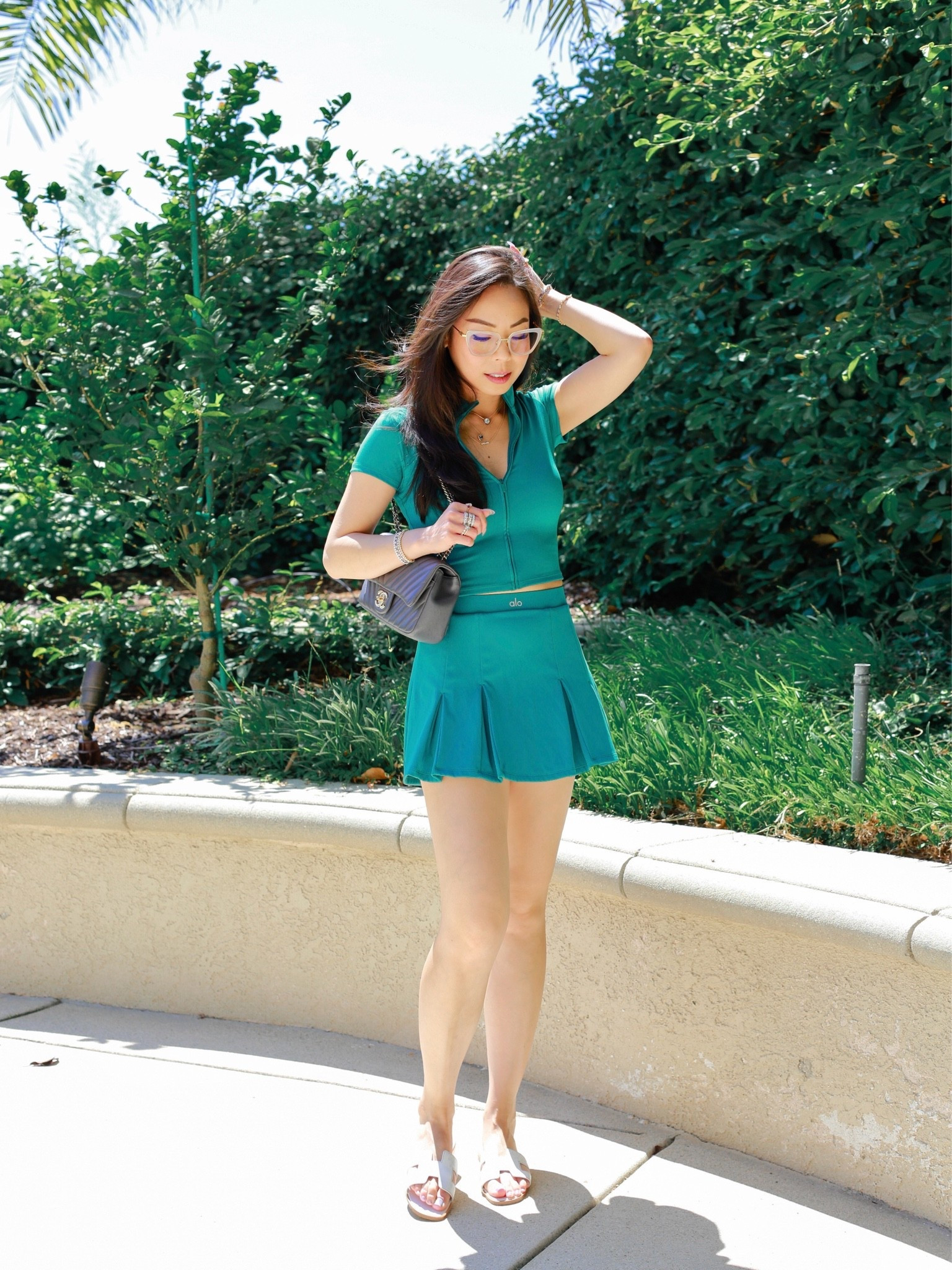 @Alo Yoga  Emerald Isle Topspin Skirt and Zip Top 💚

#LTKdayinmylife #LTKgrwm #LTKootd